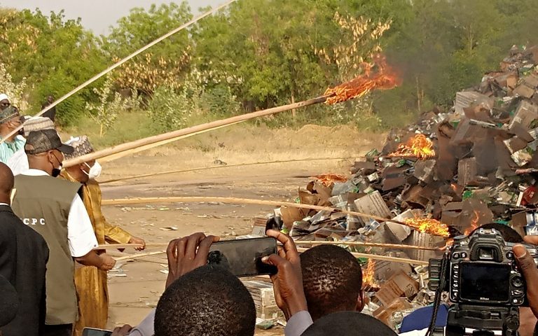 Kano Destroys 402 Tonnes Of Fake Products. 