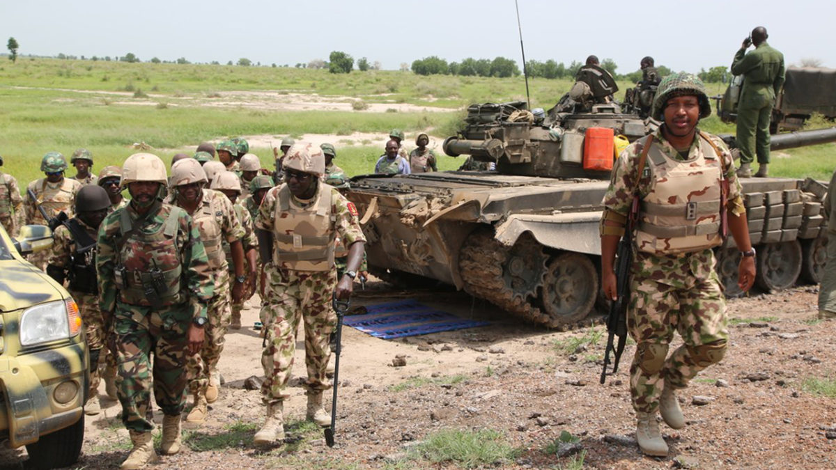 Nigerian troops