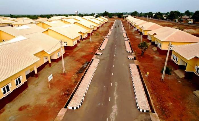 Buhari Commissions 76 Housing Units For Super Eagles In Gombe