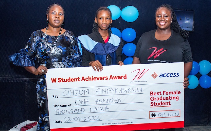 Access Bank “W” Initiative Gives Cash Prizes To Three Graduates