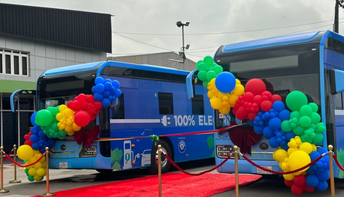 Oando, LAMATA’s Electric Mass Transit Buses Begin Operations In Lagos