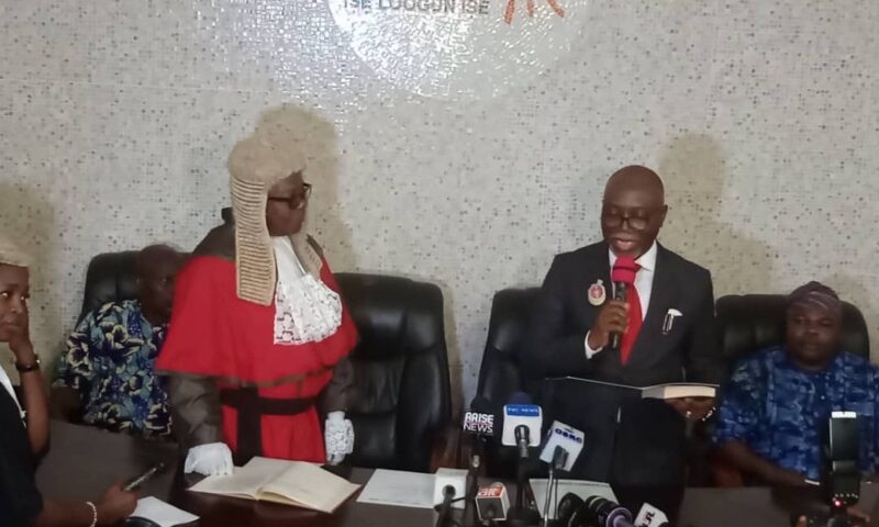 Aiyedatiwa Sworn In As Ondo Governor