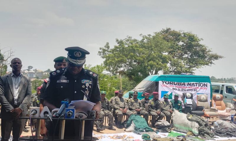 Police Parade 21 Suspected Yoruba Nation Agitators In Ibadan