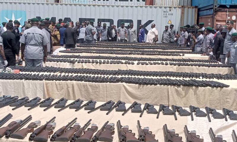 Rivers:Customs Intercepts 9 Containers Of Arms,Drugs Worth N14bn
