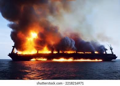 NIMASA Confirms Fire Incident On Britania U Vessel,Says All Crew Members Rescued