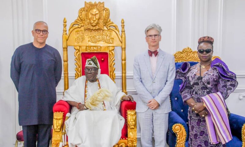 Olubadan Woos  Belgian Ambassador To Agriculture