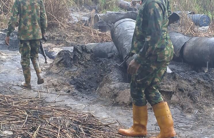 Troops Destroy 63 Illegal Oil Bunkering Sites In Niger Delta