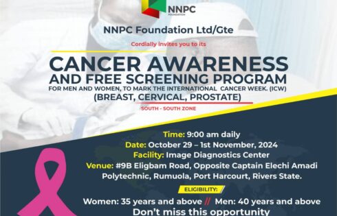 NNPC Foundation Targets 3,000 Beneficiaries In New Free Cancer Screening Campaign