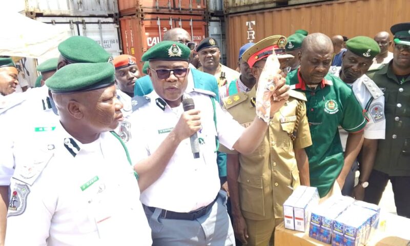 Rivers:Customs Seizes N46bn Contraband Cargoes 